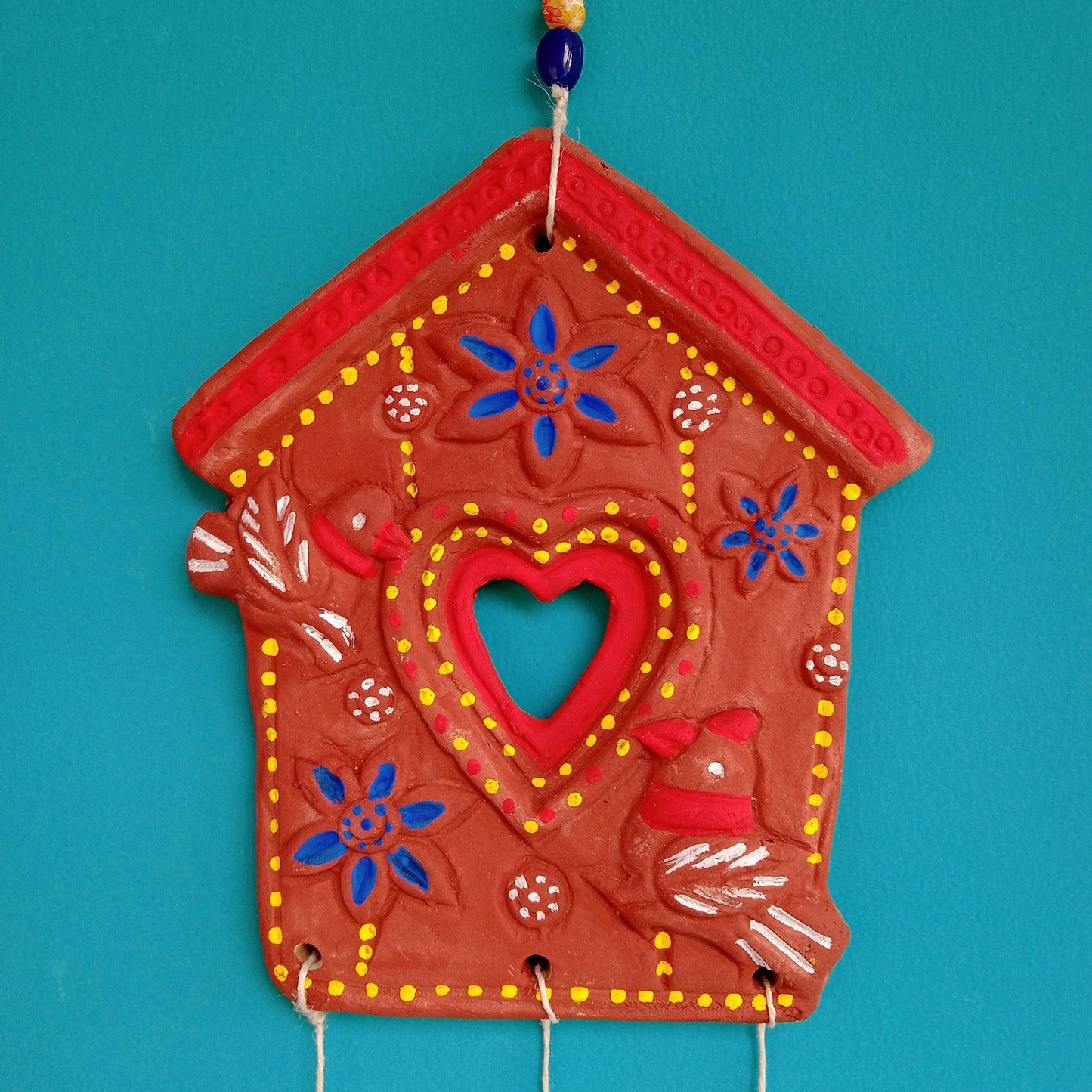 House - Terracotta Wall Hanging