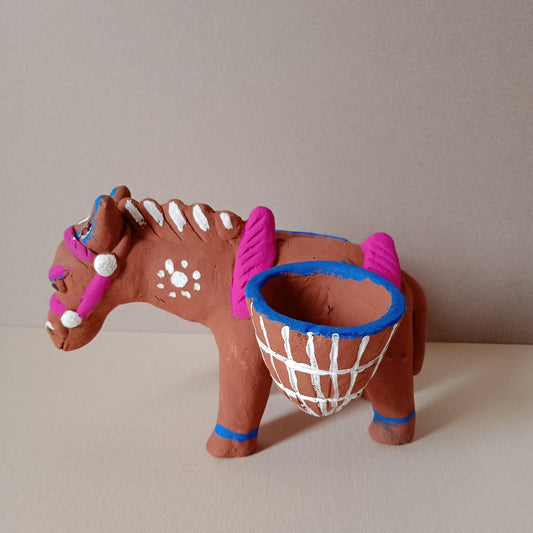 Donkey -Terracotta Figurine