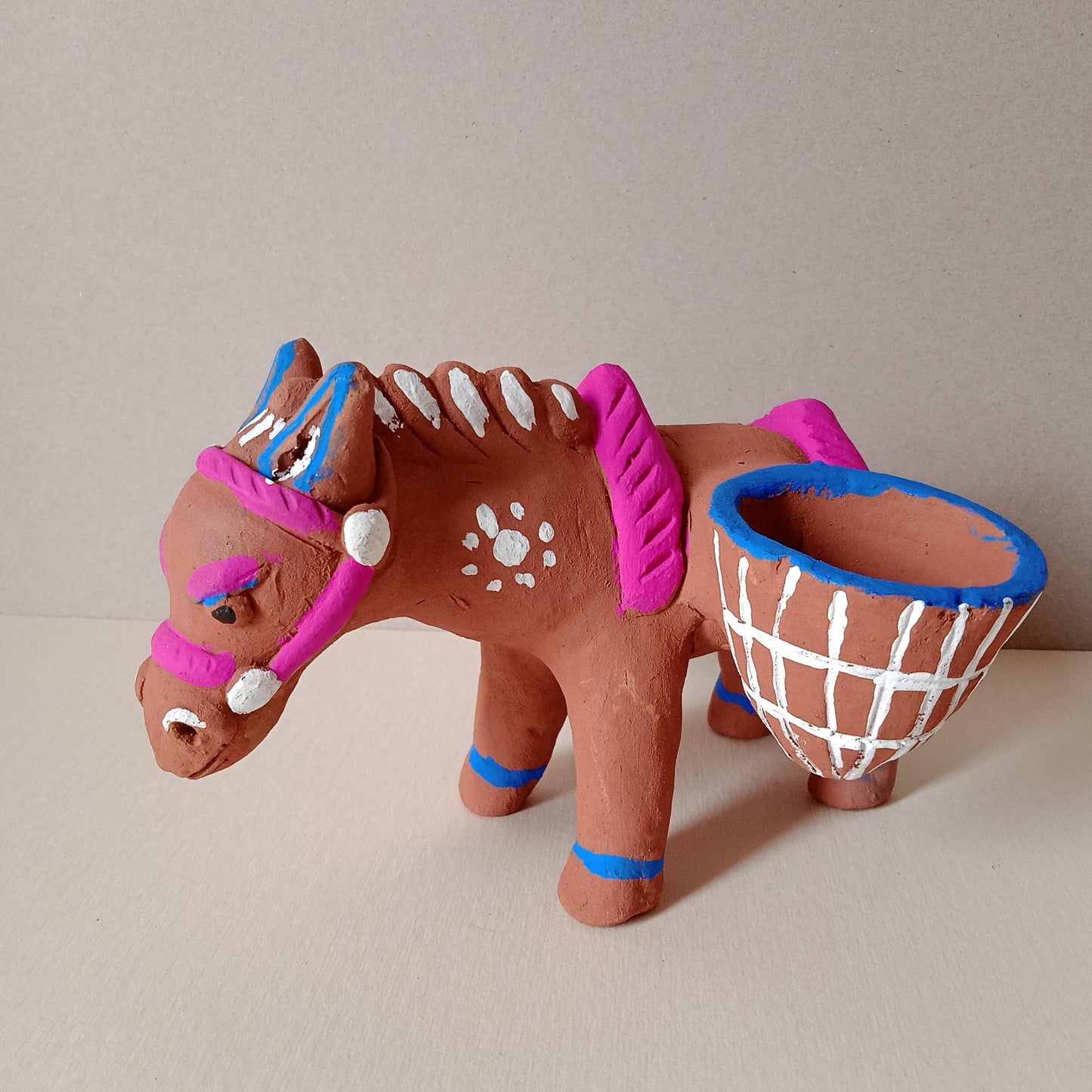 Donkey -Terracotta Figurine