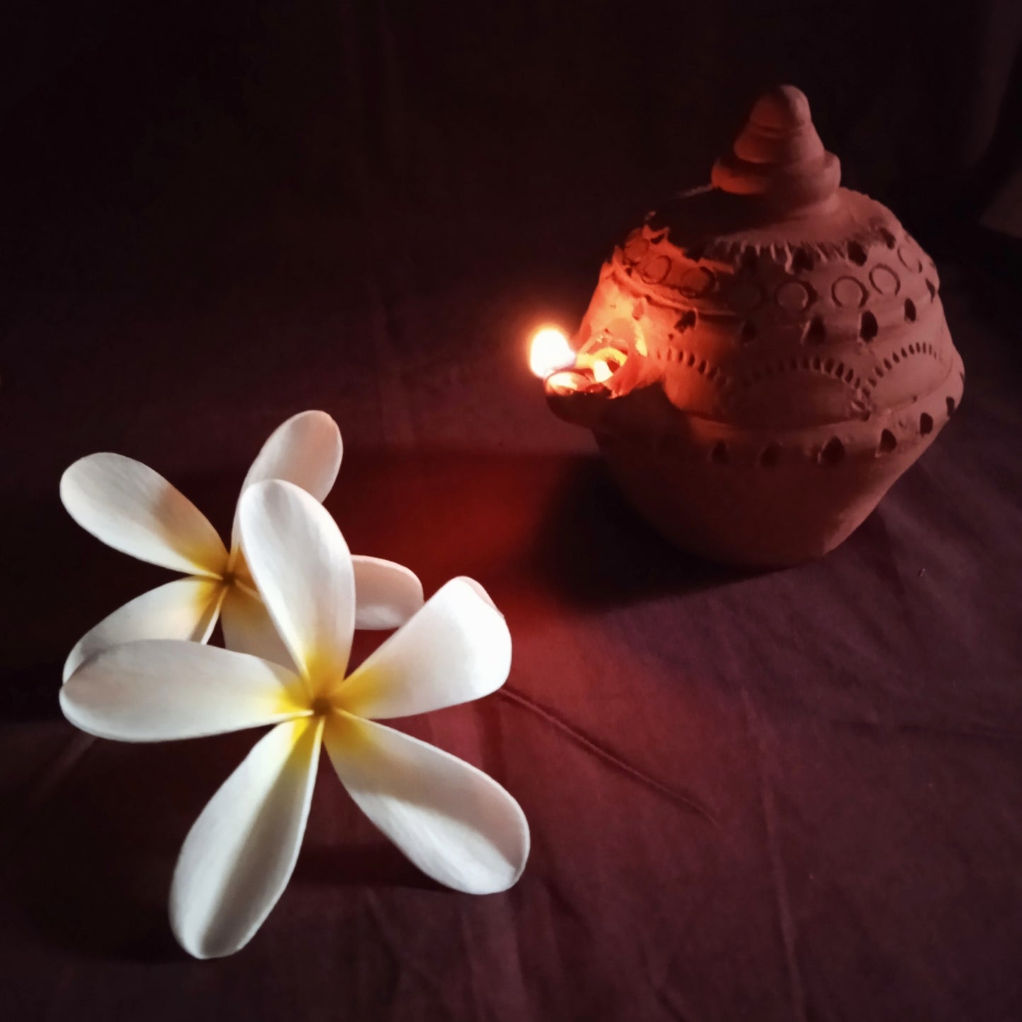 Terracotta Magic Diya & Incense Holder