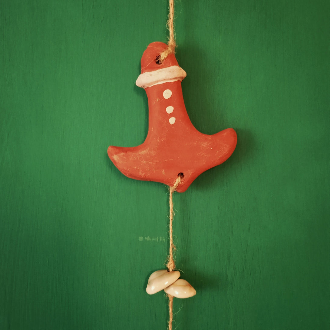 Fishy Family Terracotta Wall Hanging