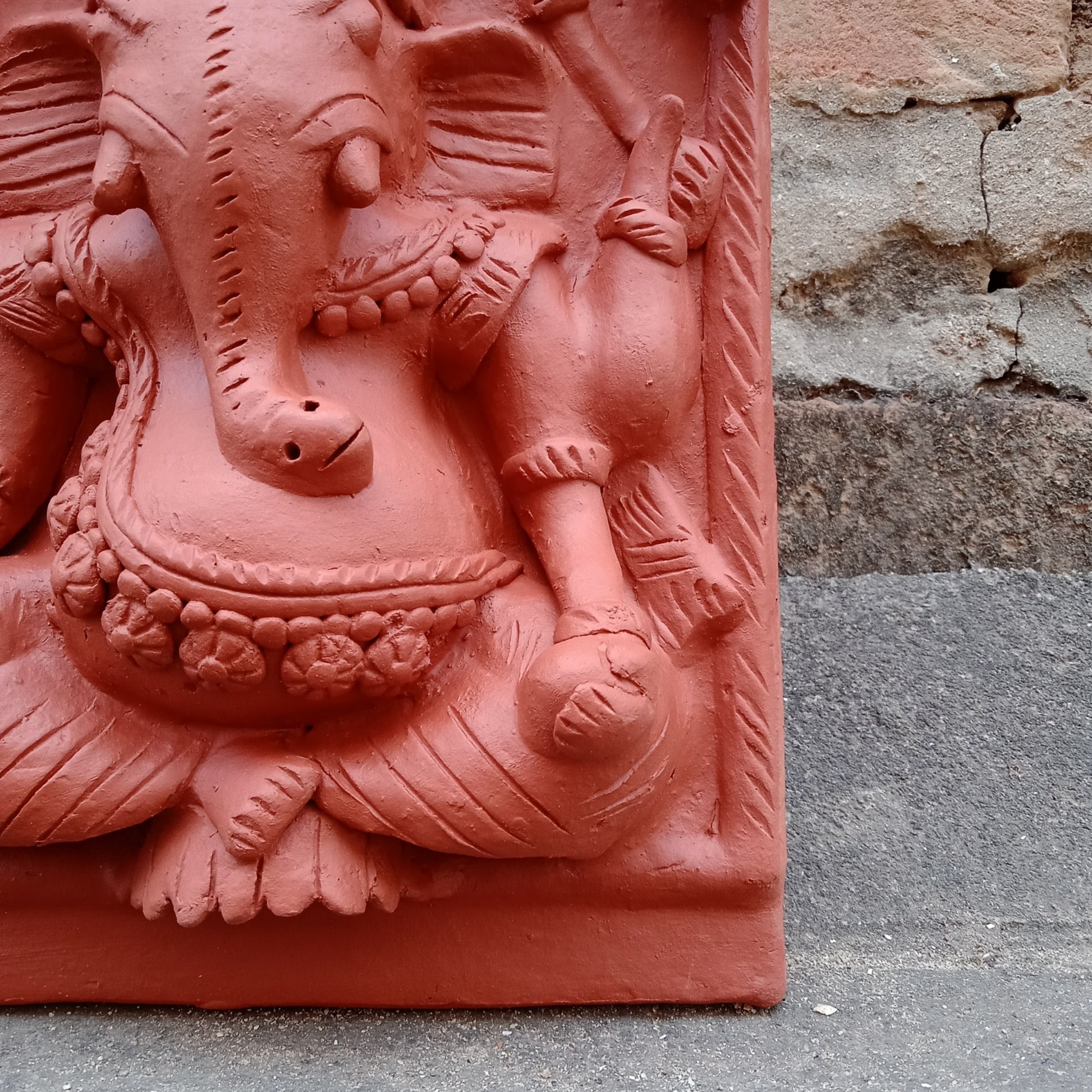 Ganesha - Terracotta Plaque 2