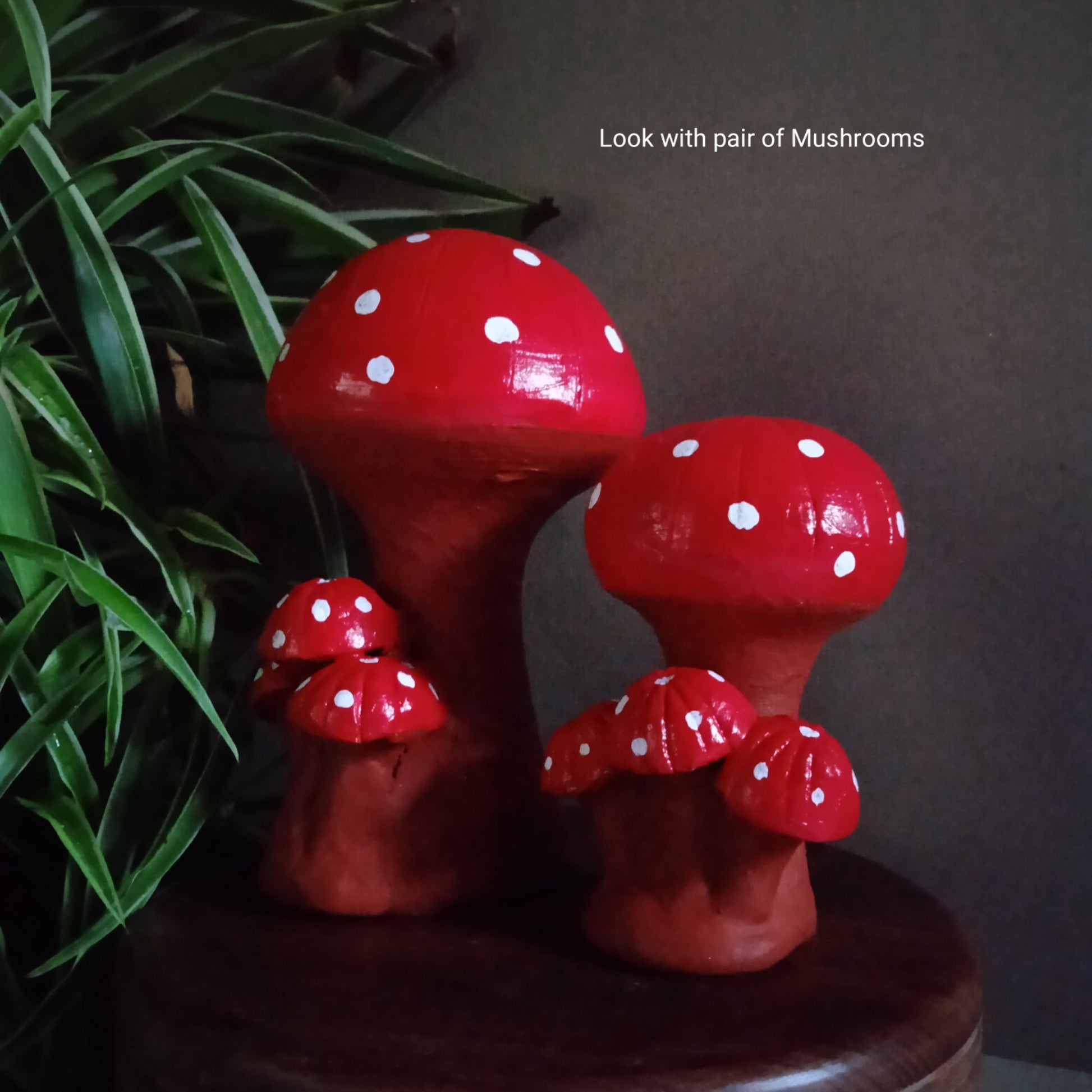 Terracotta Mini Mushroom 6"