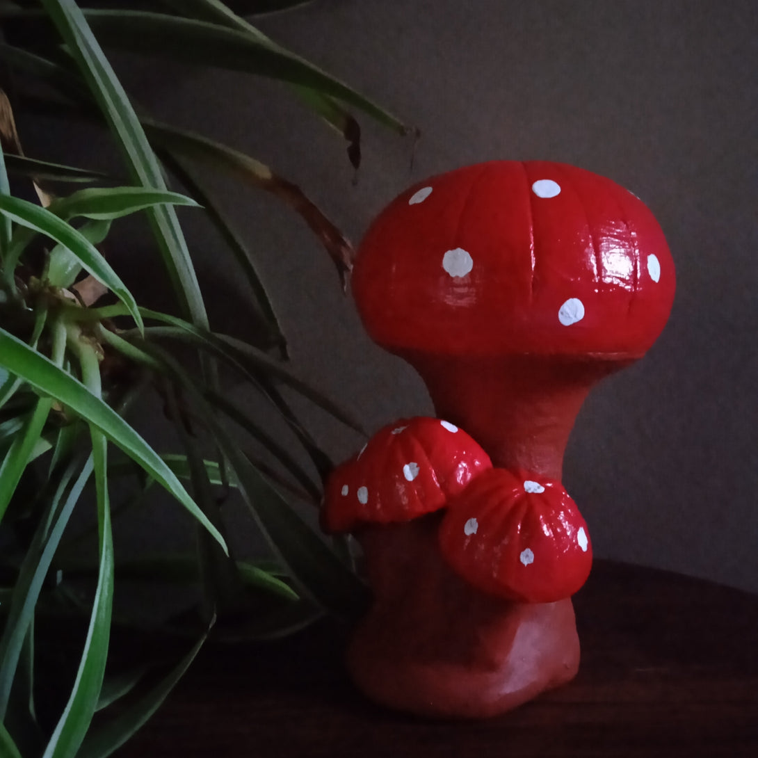 Terracotta Mini Mushroom 4"