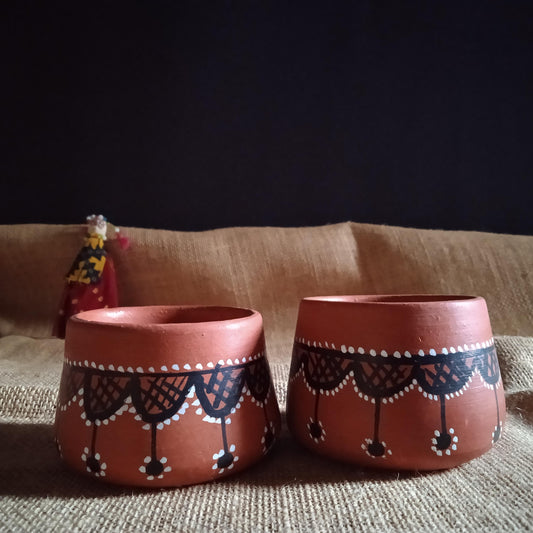 Gundiyali Painted Bowls (Set of 2) - 2