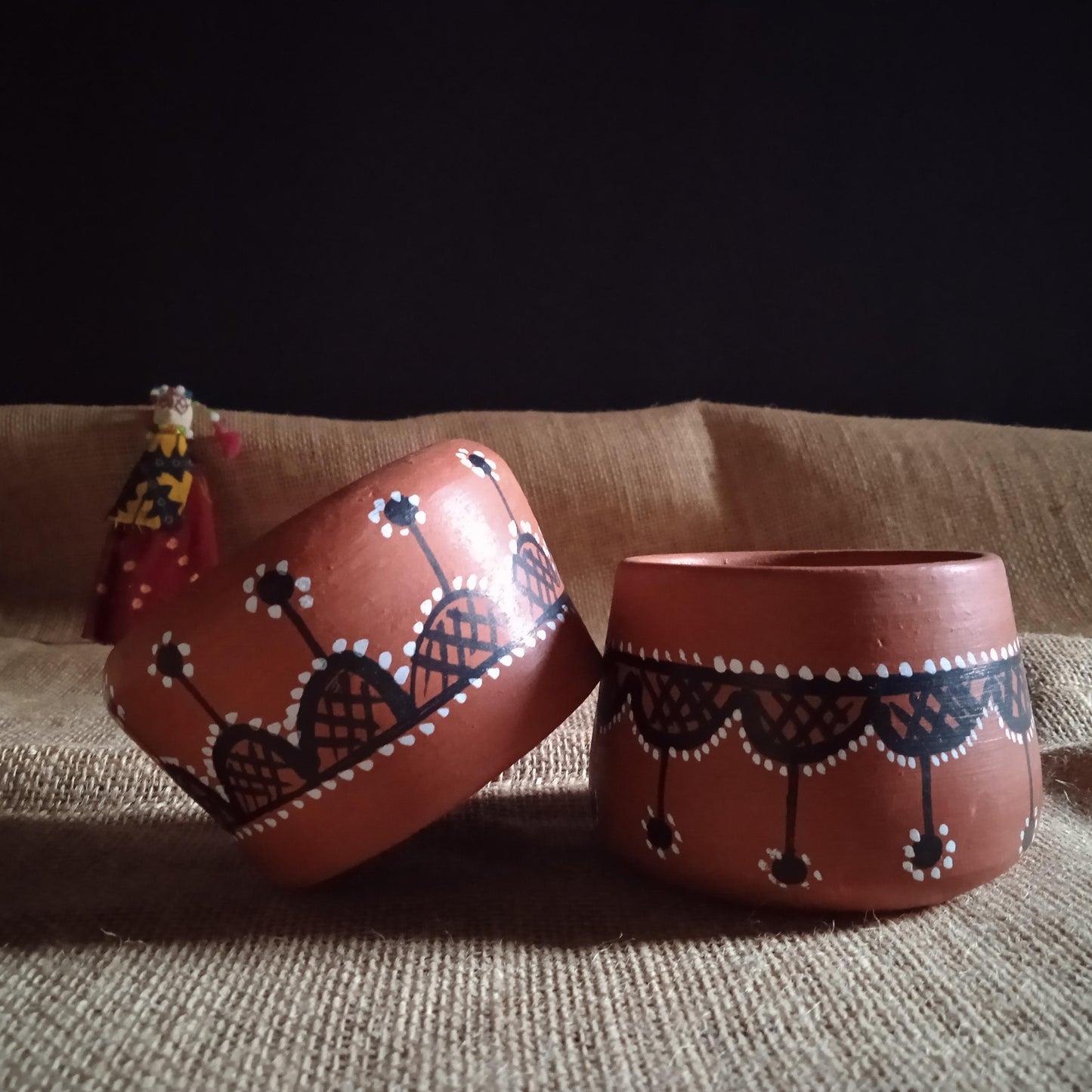 Gundiyali Painted Bowls (Set of 2) - 2
