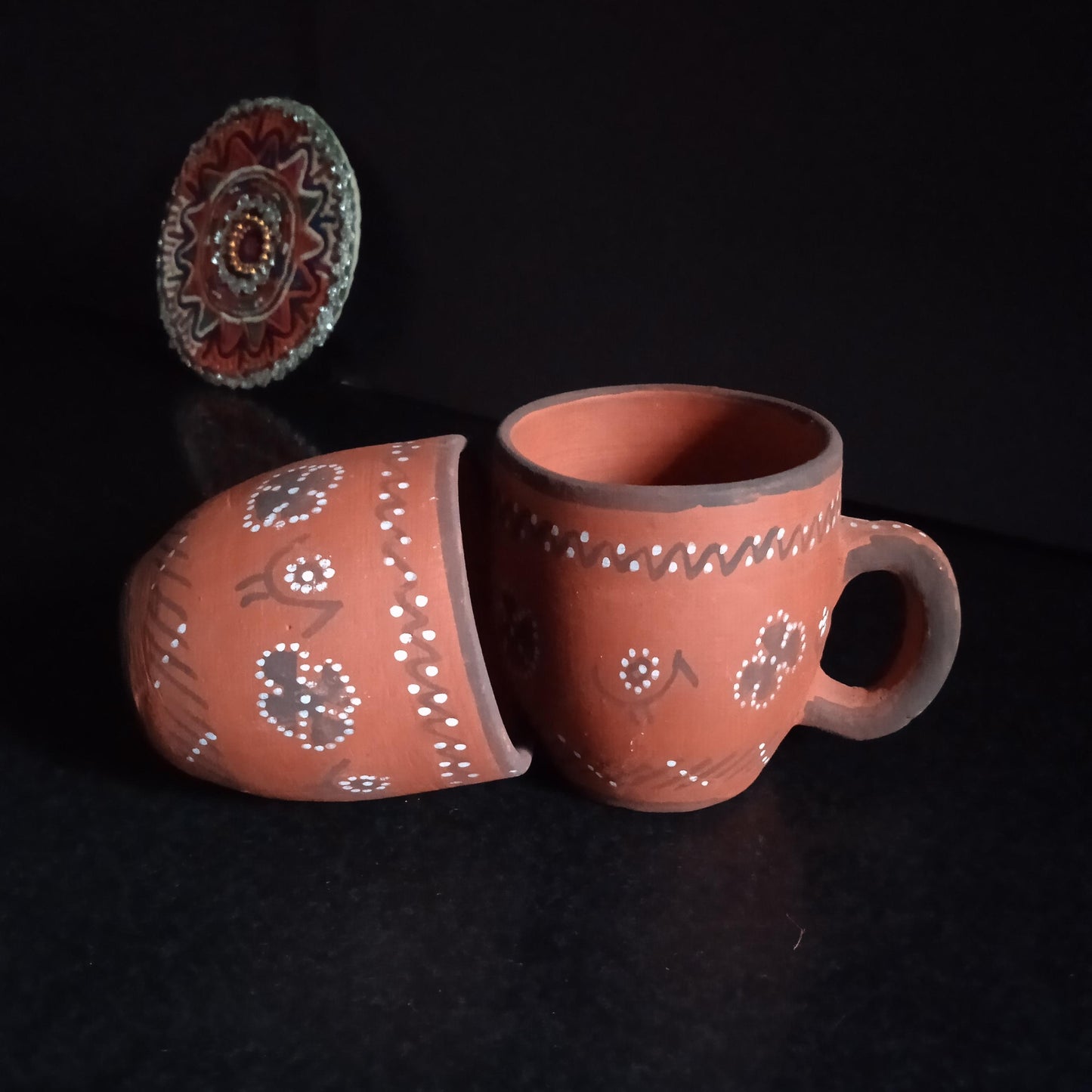 Khavda Painted Cups (Set of 2) - 4