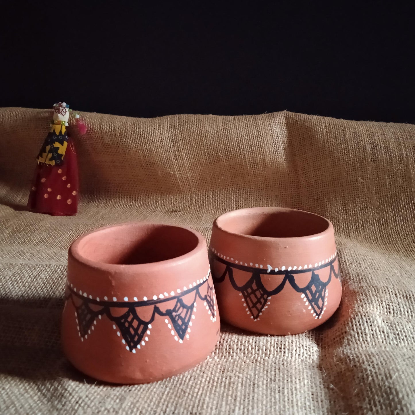 Gundiyali Painted Bowls (Set of 2) - 1