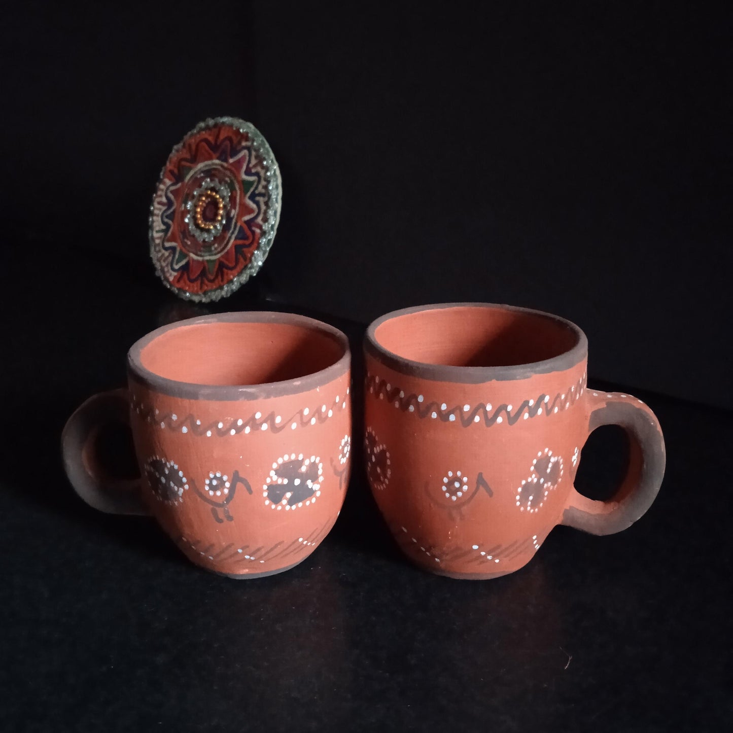 Khavda Painted Cups (Set of 2) - 4