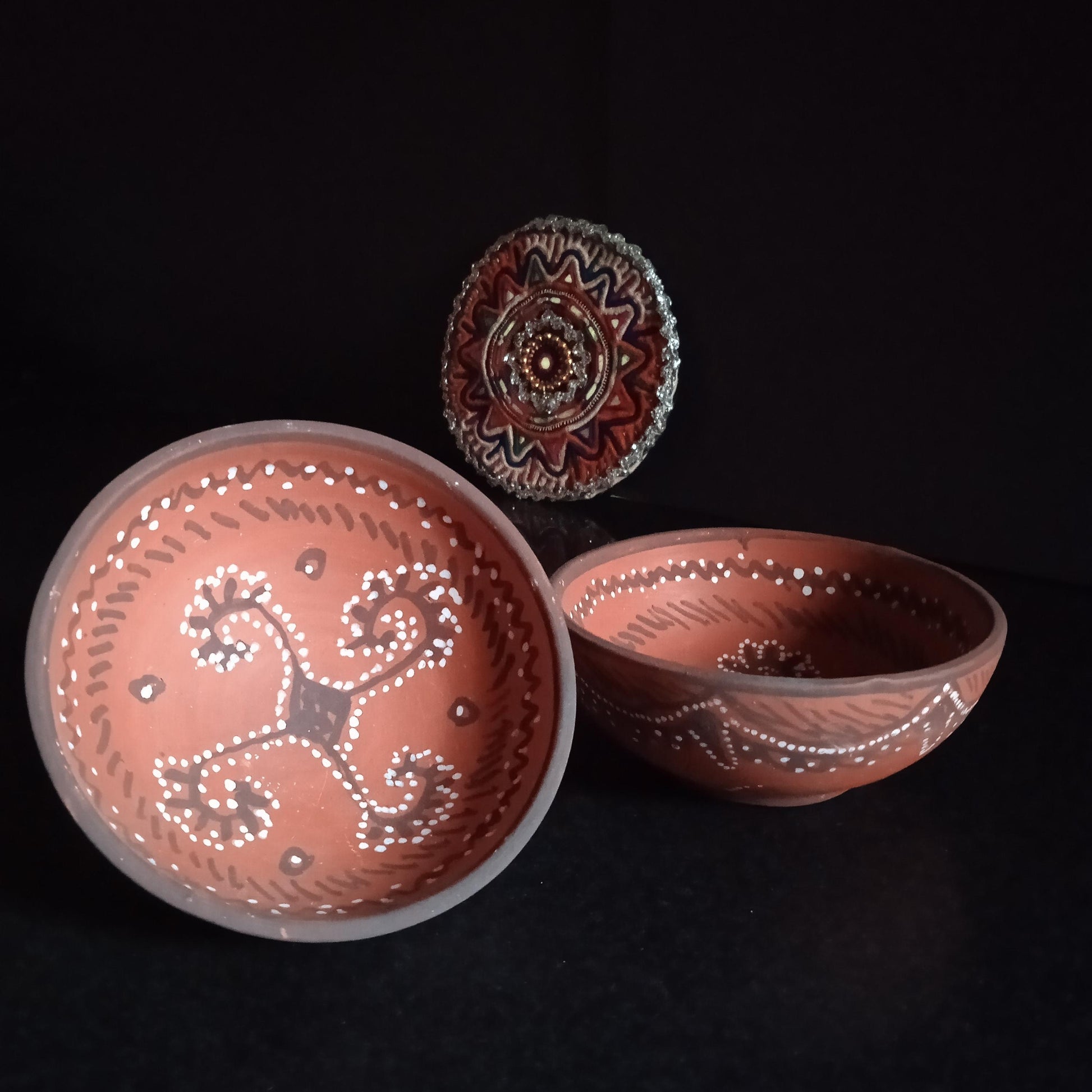 Khavda Painted Bowls (Set of 2)