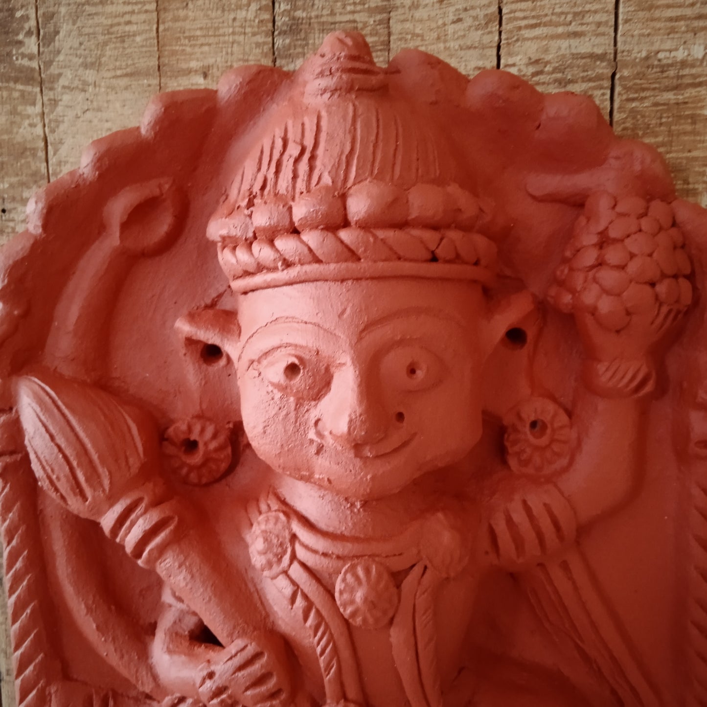 Terracotta Bala Hanuman Panel