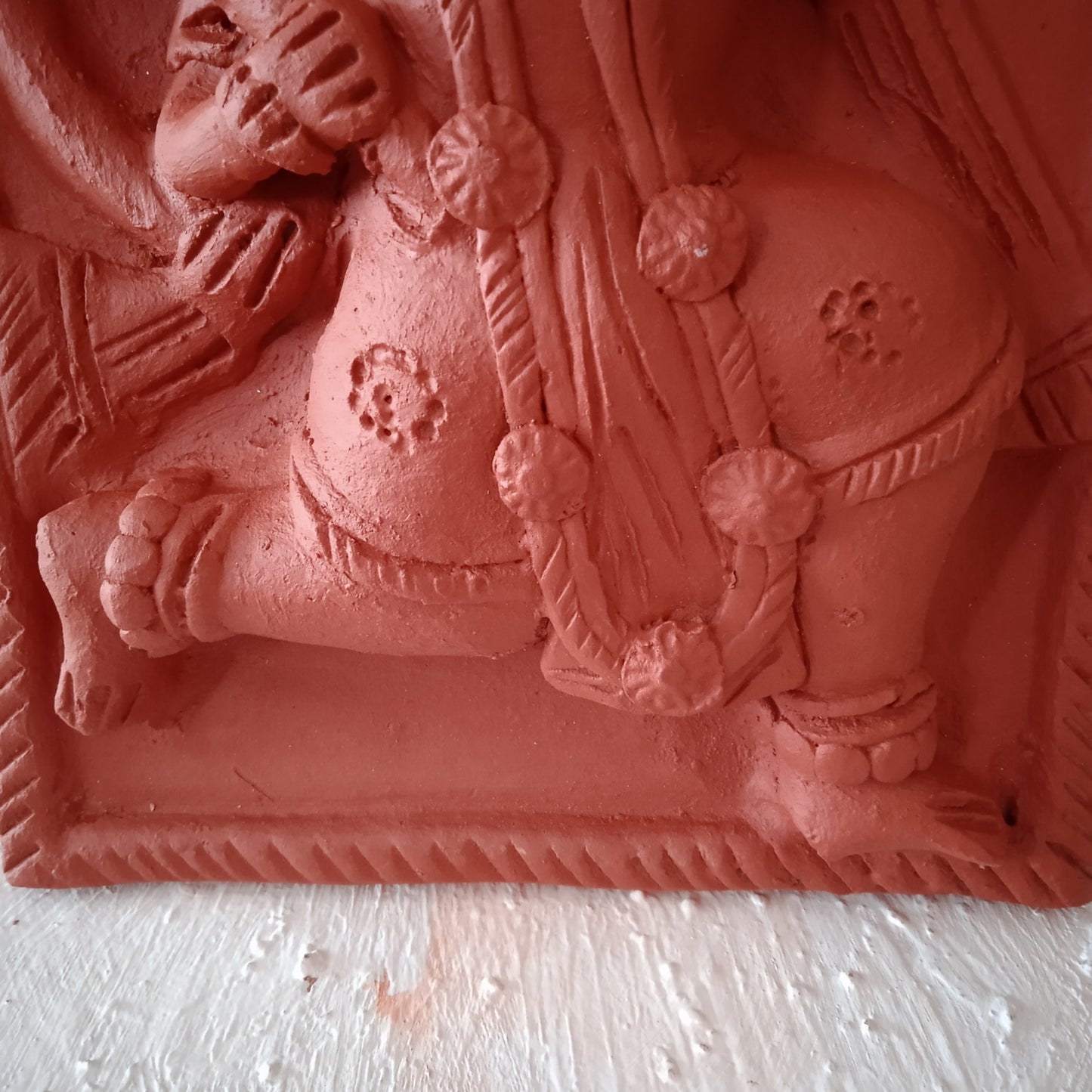 Terracotta Bala Hanuman Panel