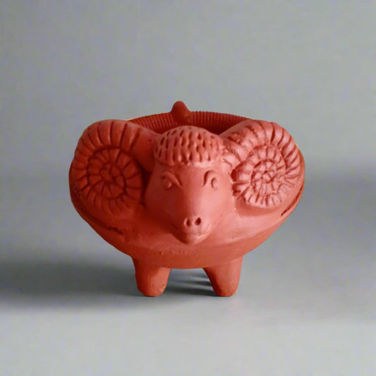 Terracotta Ram Planter