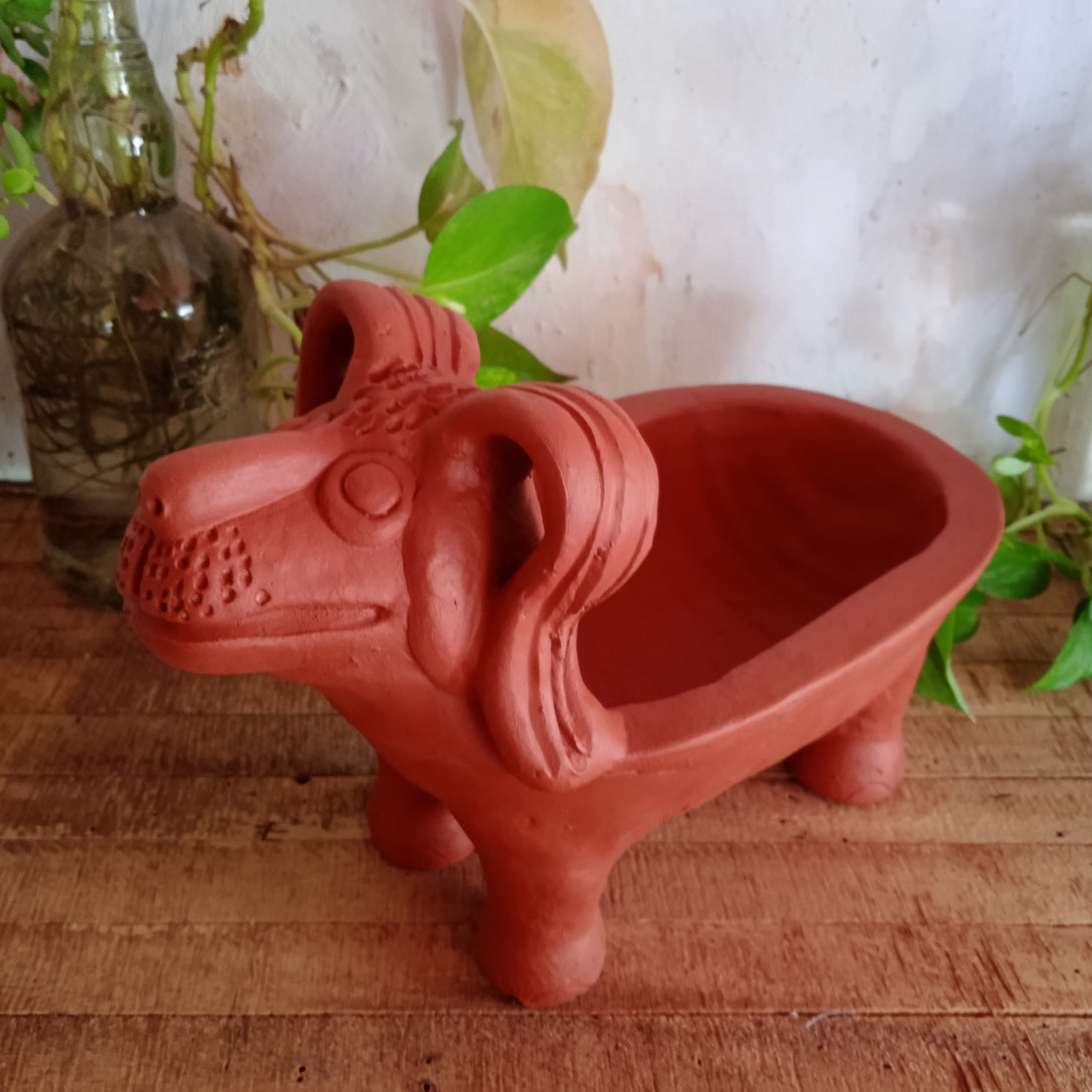 Dachshund Dog Planter