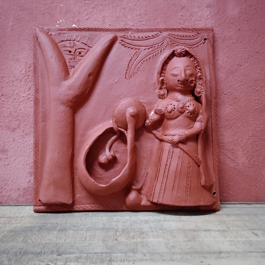 Terracotta a Lady at the well