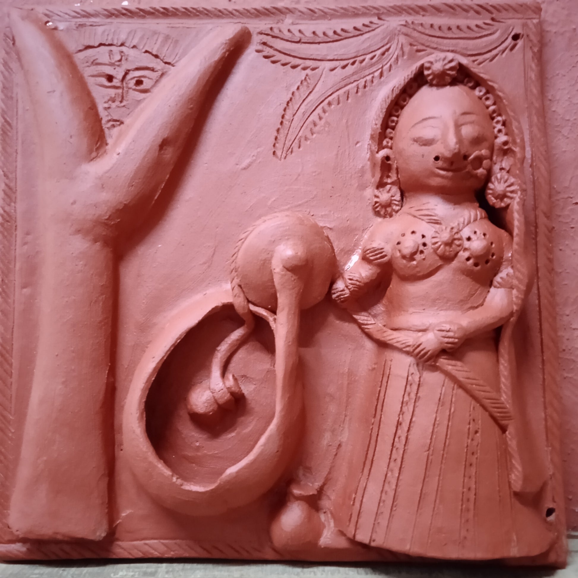 Terracotta a Lady at the well