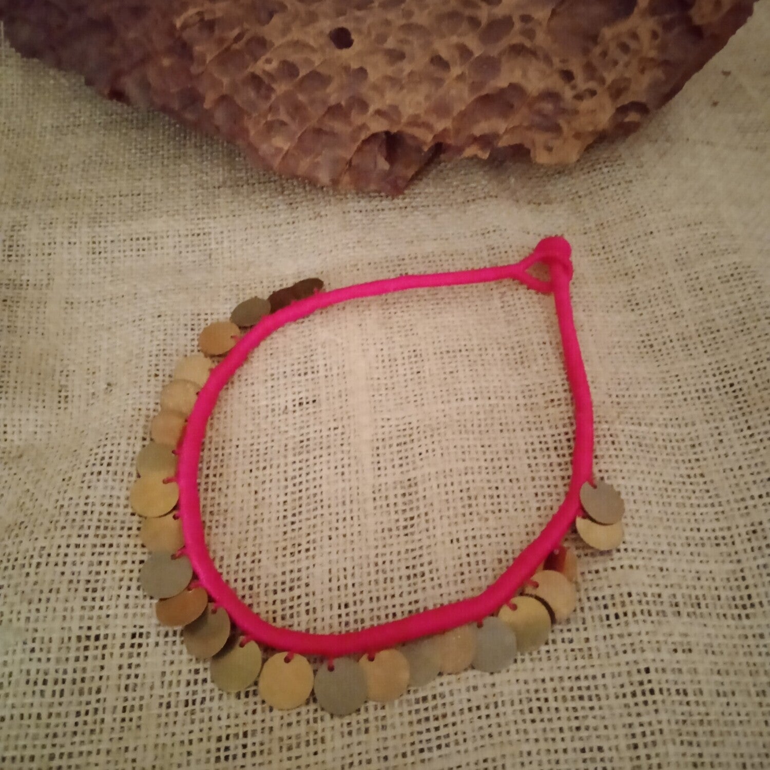 Starry Choker - Deep Pink ( Rani)