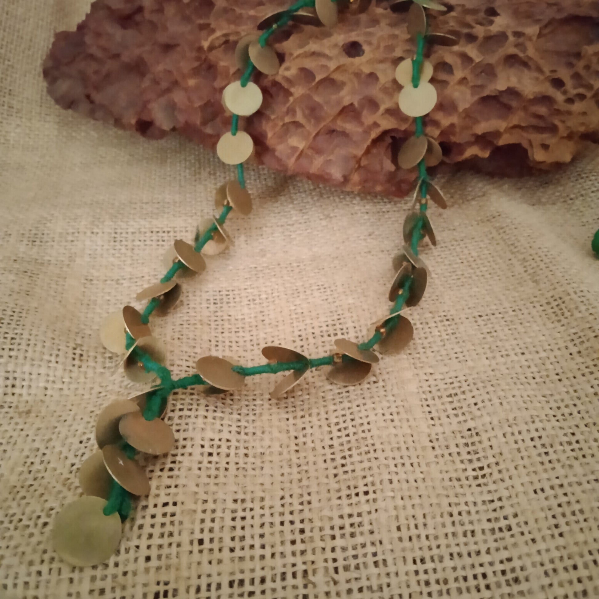 Starry Necklace - Green