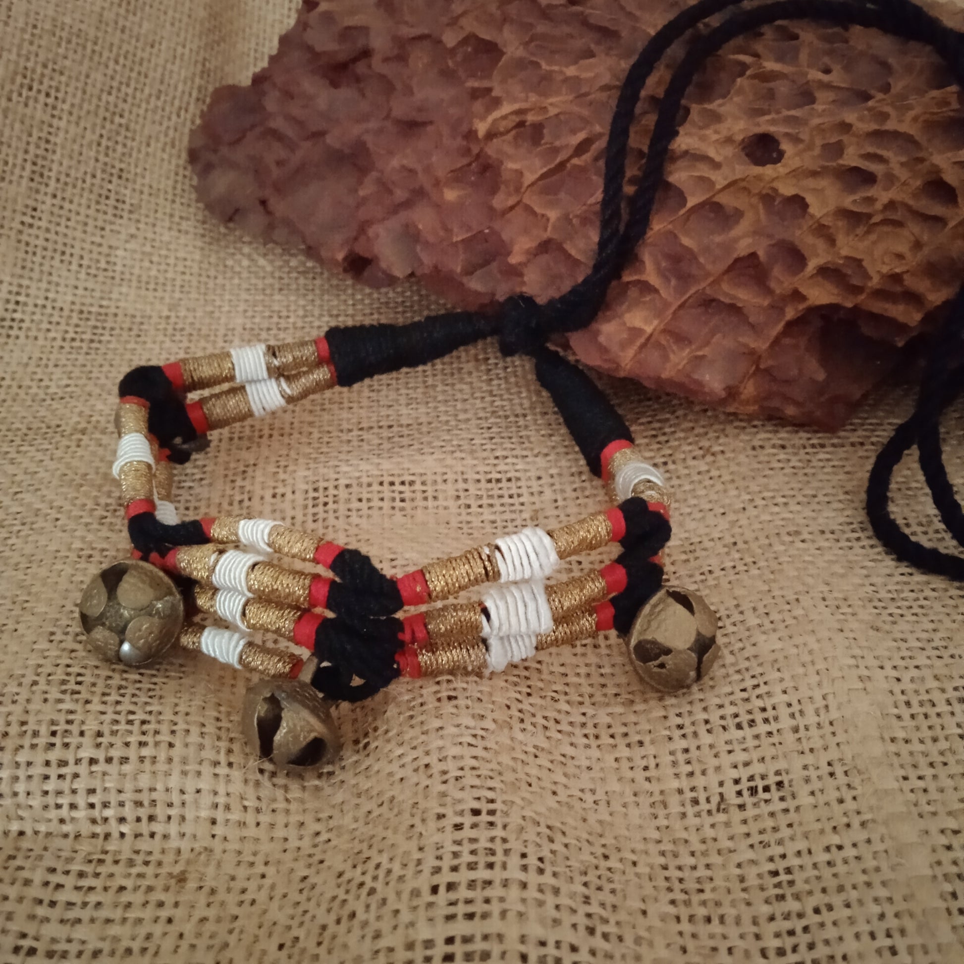Ghungroo Choker - Black