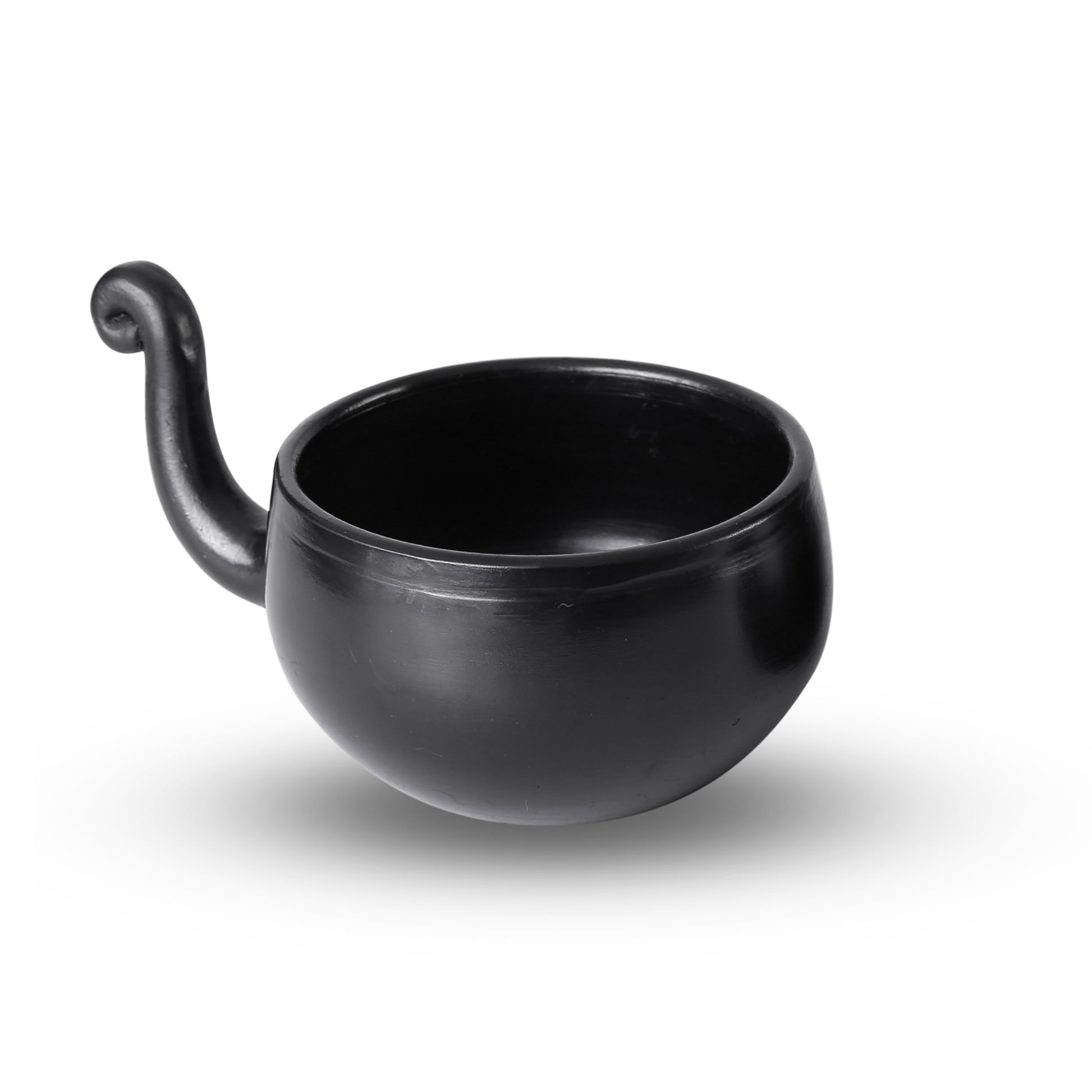 Black Pottery Terracotta Swan Cup (200 ML)