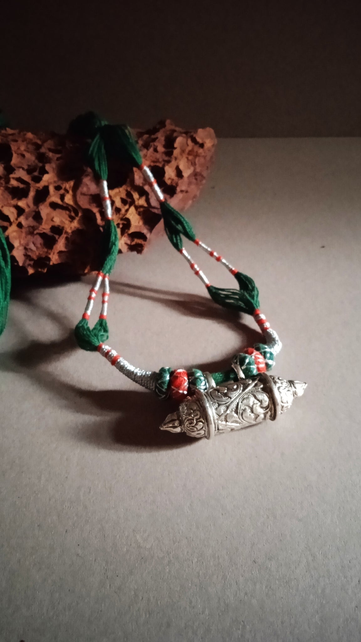 Amulet Necklace - Green