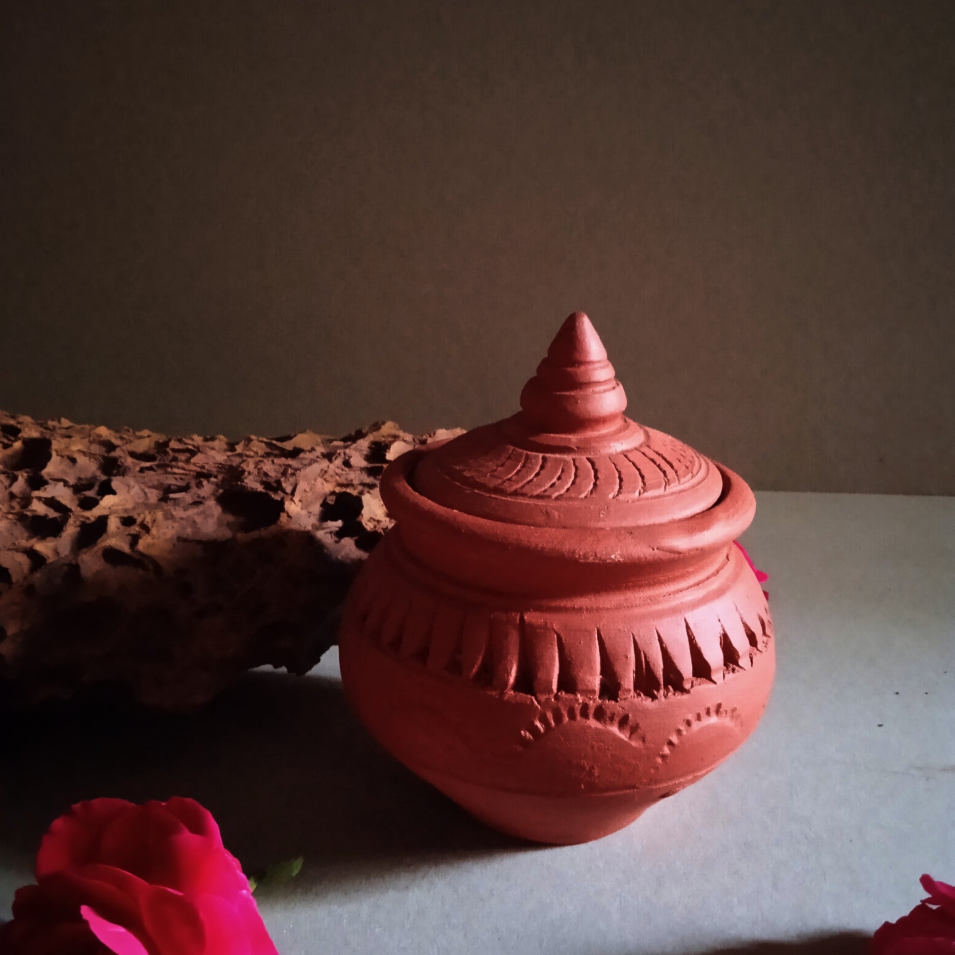 Terracotta Kuladi Jar Candle