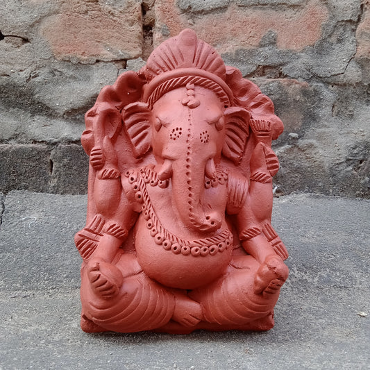 Terracotta Ganesha 9"